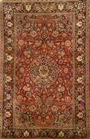 Keschan alt, Persien, um 1920, Wolle auf Baumwolle, ca. 207 x 133 cm, Schätzwert: 4000.- EURO, EHZ: 3, altersbedingt in einen ge samt guten ...
