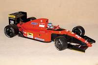 Modellauto, Ferrari, wohl 80er Jahre, Modell des J. Alesi, Nr. 28, Beschriftung berieben, L. 56 cm, einige Teile lose, jedoch vorh., l. bespielt