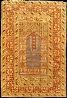 Ghiordes Antik, Türkei, Naturfarben, 19.Jah rhundert (um 1880), Naturfarben, Wolle auf Bau mwolle, ca. 178 x 123 cm, feine Knüpfung, Sch? tzwert: ...