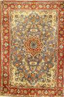 Esfahan Alt, Persien, ca. 50 Jahre, Wolle auf Baumwolle, ca. 222 x 154 cm, SchÄtzwert: 1500.- EURO, EHZ: 2, altersbedingt in einen se hr guten ...