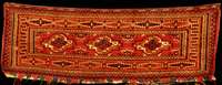 Ersari Torba Antik, Turkmenistan, 19.Jahrhu ndert (um 1880), Naturfarben, feine alte Wolle auf Wolle, ca. 106 x 34 cm, feine meisterlich e ...