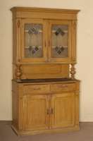 Jugendstilschrank, deutsch/Pfalz, um 1900/04 , Weichholz, sogenannte original Ziehmalerei aus der Zeit, meisterlich, BeschlÄge aus der Zeit, ...