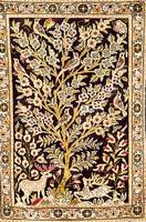 Ghom Seide, Persien, ca. 30 Jahre, reine Naturseide, ca. 86 x 57 cm, Schätzwert: 1100.- EURO, EHZ: 2
