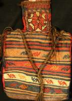 Salztasche, Persien, um 1900, Wolle auf Wolle, SchÄtzwert: 950.- EURO, EHZ: 3, ca. 50 x 37 cm.