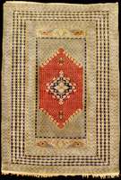 Ghiordes Antik sehr fein, Zentralanatolien TÜrkei, Naturfarben, 19.Jahrhundert (um 1880/1 890), gute feine alte Wolle auf Wolle, ca. 176 x 122 ...