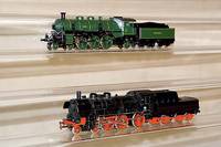 Dampflok mit Tender, MÄrklin, 70er/80er Jahre, Spur HO, Nr. 3092, KÖnigl. Bay. STS.B, grÜn, lt. Einl. intakt, im orig. Karton, l. bespielt