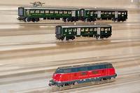 Diesellok, MÄrklin, 1957, Spur HO, Nr. 3021, 1. Version, im orig. Karton, orig. Beschreibung von 1958, Fkt. geprÜft, intakt, l . bespielt