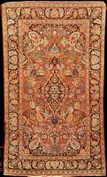 Keschan Kork Alt, Zentralpersien, um 1910, feine hochwertige Korkwolle geknÜpft auf Baumw olle, ca. 212 x 124 cm, SchÄtzwert: 8000,- EUR O, Ehz: ...