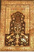 TÄbriz, Persien, um 1945, Flor Wolle mit Seide, ca. 207 x 139 cm, SchÄtzwert: 2800.- EURO, EHZ: 2