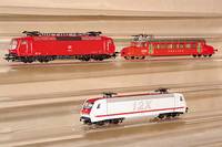 Triebwagen, MÄrklin, 70er/80er Jahre, Spur HO , Nr. 3125, "Roter Pfeil", lt. Einl. intakt, bespielt
