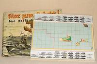 Klar zum Gefecht - Das packende Flottenspiel, deutsch, 1937/38, komplett mit Spielbrett und allen Zinn-Schiffen, sehr guter Zustand, Karton ...