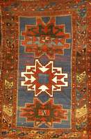 Lesgi Antik, Kaukasus, um 1900, Wolle auf Wolle, ca. 194 x 130 cm, SchÄtzwert: 3500.- EURO, EHZ: 4