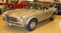 MERCEDES BENZ 280 SL W 113, EZ: 06/70, 170 PS, 2748 ccm, 6 Zylinder, silber, dt. Fahrzeug, ca. 150tkm, 4-Gang Schaltung, Original-Pappbrief, ...