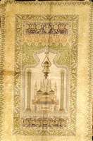 Bursa Seide alt, Türkei, um 1940, Seide auf Baumwolle, ca. 194 x 126 cm, Schätzwert: 3300.- EURO, EHZ: 2