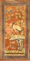 Pow Tow Antik, China, um 1900, Wolle auf Baumwolle, ca. 123 x 64 cm, Schätzwert: 4500.- EURO, EHZ: 3, fachkundig rest.