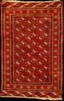 Bochara fein Antik, Südrussland Turkmenistan , Pflanzenfarben, 19.Jahrhundert (um 1890/1900 ), gute alte Wolle auf Wolle, ca. 180 x 120 cm , ...