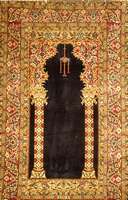 Kerman gebetsteppich, Persien, ca. 30 Jahre, Wolle auf Baumwolle, ca. 203 x 122 cm, SchÄtzwert: 950.- EURO, EHZ: 3
