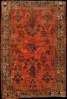 Seltener Antiker Sarogh (Us Re-Import), Wes tpersien, reine Pflanzenfarben, 19.Jahrhundert (um 1880/1890), feine glanzreiche Hochwertige Korkwolle ...