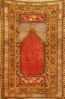 Kula Gebetsteppich, Türkei, um 1900, Wolle auf Wolle, ca. 150 x 104 cm, Schätzwert: 1800.- EURO, EHZ: 3-4, reine Pflanzenfarben, s elten und ...