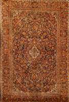 Keschan, Persien, um 1920, Wolle auf Baumwolle, ca. 204 x 135 cm, Schätzwert: 7500.- EURO, EHZ: 3, altersbedingt in einen gu ten Zustand, edler und ...
