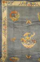 China, ca. 50 Jahre, Wolle auf Baumwolle, ca. 356 x 258 cm, Schätzwert: 4200.- EURO, EHZ: 2-3, altersbedingt gesamt in einen guten ...