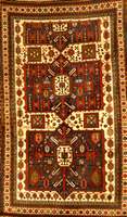 Kazak Antik (mit datierung 1910, Kaukasus, Wolle auf Wolle, ca. 253 x 150 cm, Schätzwert: 14000,- EURO, Ehz: 2 (altersbedingt in einen sehr guten ...