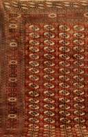 Riesiger Buchara Alt, Turkmenistan, um 1910/1920, Wolle auf Wolle, ca. 467 x 268 cm, Schätzwert: 8500.- EURO, EHZ: 2-3, altersbedin gt in einen ...