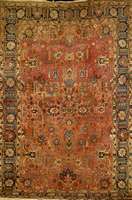 Tabriz alt, Persien, um 1930, Wolle auf Baumwolle, ca. 303 x 197 cm, SchÄtzwert: 1700.- EURO, EHZ: 4, ausgefallenes Muster, sch Öne dekorative ...