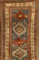 Kazak Antik (Datiert), Kaukasus, um 1911 datiert, Wolle auf Wolle, ca. 182 x 92 cm, SchÄtzwert: 2300.- EURO, EHZ: 2 (altersbedingt in einen ...