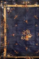 Peking Antik, China, um 1900, Wolle auf Baumwolle, ca. 350 x 276 cm, SchÄtzwert: 8000.- EURO, EHZ: 3, altersbedingt gut erhalte n, einige ...