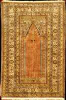 Kayseri Alt, Türkei, um 1940, Flor Seidig g eknüpft auf Baumwolle, ca. 185 x 123 cm, feine bis mittelfeine Knüpfung, sehr gute feste und robuste ...
