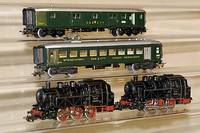 2 Dampfloks, MÄrklin, Spur HO, TM 800, 1957 -58, beide intakt, l. bespielt, sammelw.