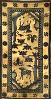 Pow Tow Antik, China, um 1900, Wolle auf Baumwolle, ca. 113 x 58 cm, SchÄtzwert: 2800.- EURO, EHZ: 3