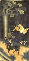 Pow Tow Antik, China, um 1900, Wolle auf Baumwolle, ca. 144 x 72 cm, SchÄtzwert: 3000.- EURO, EHZ: 4