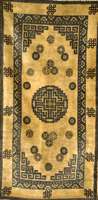 China Antik, China, um 1900, Wolle auf Baumwolle, ca. 133 x 69 cm, Schätzwert: 2600.- EURO, EHZ: 3