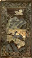Pow Tow Antik, China, um 1900, Wolle auf Baumwolle, ca. 174 x 96 cm, Schätzwert: 4500.- EURO, EHZ: 3 (altersbedingt in einen guten Erh ...