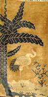 Pow Tow Antik, China, um 1900, Wolle auf Baumwolle, ca. 120 x 64 cm, Schätzwert: 3500.- EURO, EHZ: 3