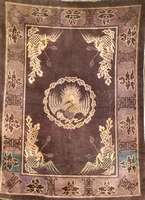 Phoenix Pow Tow Antik, China, um 1900, Wolle auf Baumwolle, ca. 172 x 129 cm, SchÄtzwert: 5500.- EURO, EHZ: 4