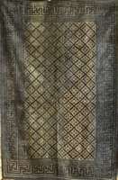 Pow Tow Antik, China, um 1900, Wolle auf Baumwolle, ca. 220 x 150 cm, Schätzwert: 7500.- EURO, EHZ: 3, rest.
