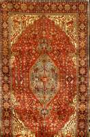 Goltogh Alt, Westpersien, um 1920, feine glanzreiche Wolle geknÜpft auf Baumwolle, Pfla nzenfarben, ca. 235 x 135 cm, SchÄtzwert: 1-2 ...