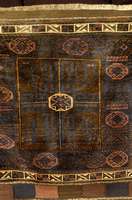 Taschenfront, Afghanistan, um 1920, Wolle auf Wolle, ca. 77 x 76 cm, SchÄtzwert: 650.- EURO, EHZ: 2