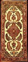 Keschan Kork Alt, Zentralpersien, um 1910/1 920, feine hochwertige Korkwolle geknüpft auf Baumwolle, ca. 174 x 80 cm (sehr seltenes und ...