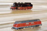 Diesellok, MÄrklin, 50er Jahre, Spur HO, Nr. 3021, Betr.-Nr. V 200 006, Seitenaufschrift Deutsche Bundesbahn und 3021, bespielt, jedoch in ...