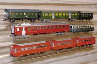 Konvolut Eisenbahnen, versch. Hersteller, 60er -80er Jahre, u.a. von Fleischmann HO, Piko, Trix, Kleinbahn, Liliput etc., Überwiegend GÜter- und ...