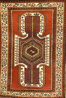 Sewan Alt (Schildkazak) , Kaukasus, reine Pf lanzenfarben, um 1920, Wolle auf Wolle, ca. 17 2 x 123 cm, SchÄtzwert: 7800,- EURO, Ehz: 2 (a ...