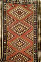 Bachtiar-Kelim, Persien, um 1900, Wolle auf Wolle, ca. 480 x 138 cm, EHZ: 4