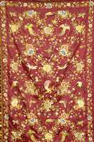 Seidenstickerei, China, um 1930, reine Seide, ca. 343 x 117 cm, SchÄtzwert: 2900.- EURO, EHZ: 2 (altersbedingt in einen sehr gute n ...