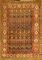 Shirwan Antik, Kaukasus, um 1880, Wolle auf Wolle, ca. 159 x 124 cm, SchÄtzwert: 3800.- EURO, EHZ: 3-4, selten, SammlerstÜck, schÖner Shirwan ...