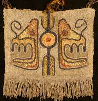Zeltbehang, SÜdamerika, um 1900, ca. 53 x 41 cm, SchÄtzwert: 1100.- EURO, EHZ: 3