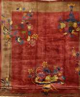 Peking Antik, China, um 1910, Wolle auf Baumwolle, ca. 344 x 270 cm, SchÄtzwert: 17000.- EURO, EHZ: 2-3 (altersbedingt in einen sehr guten ...